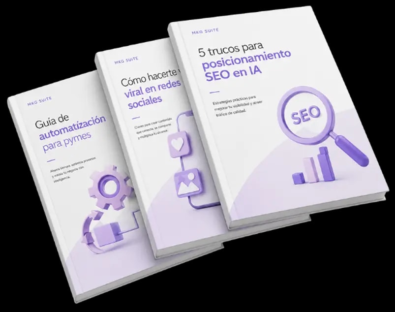 Materiales de formación en marketing digital de MKG Education